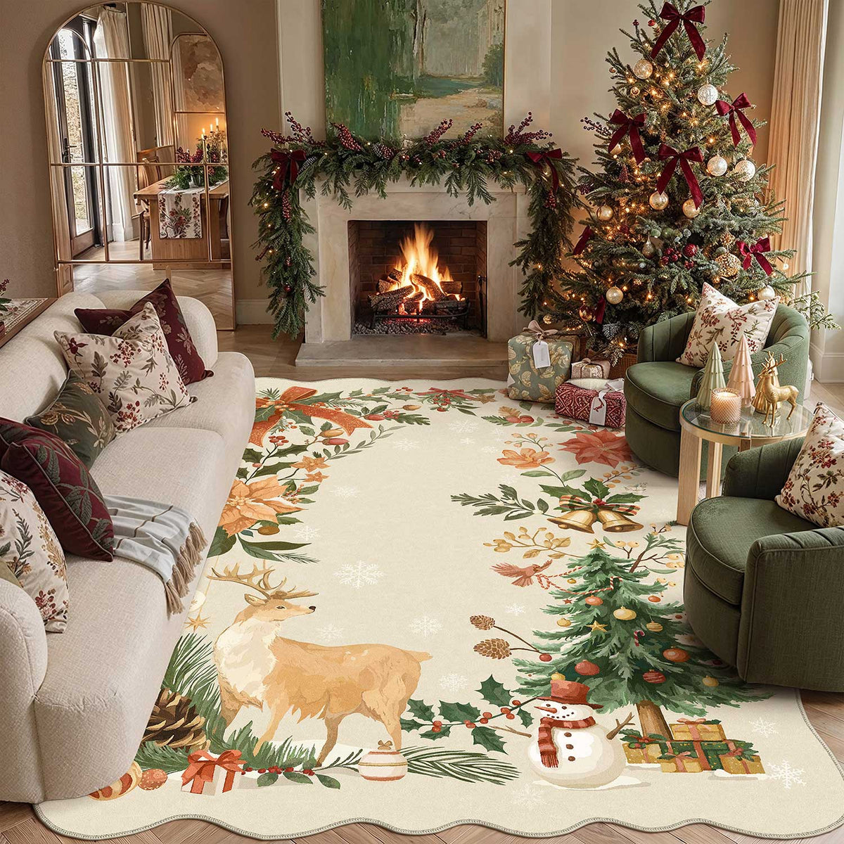 Winter Whisper Beige Rug