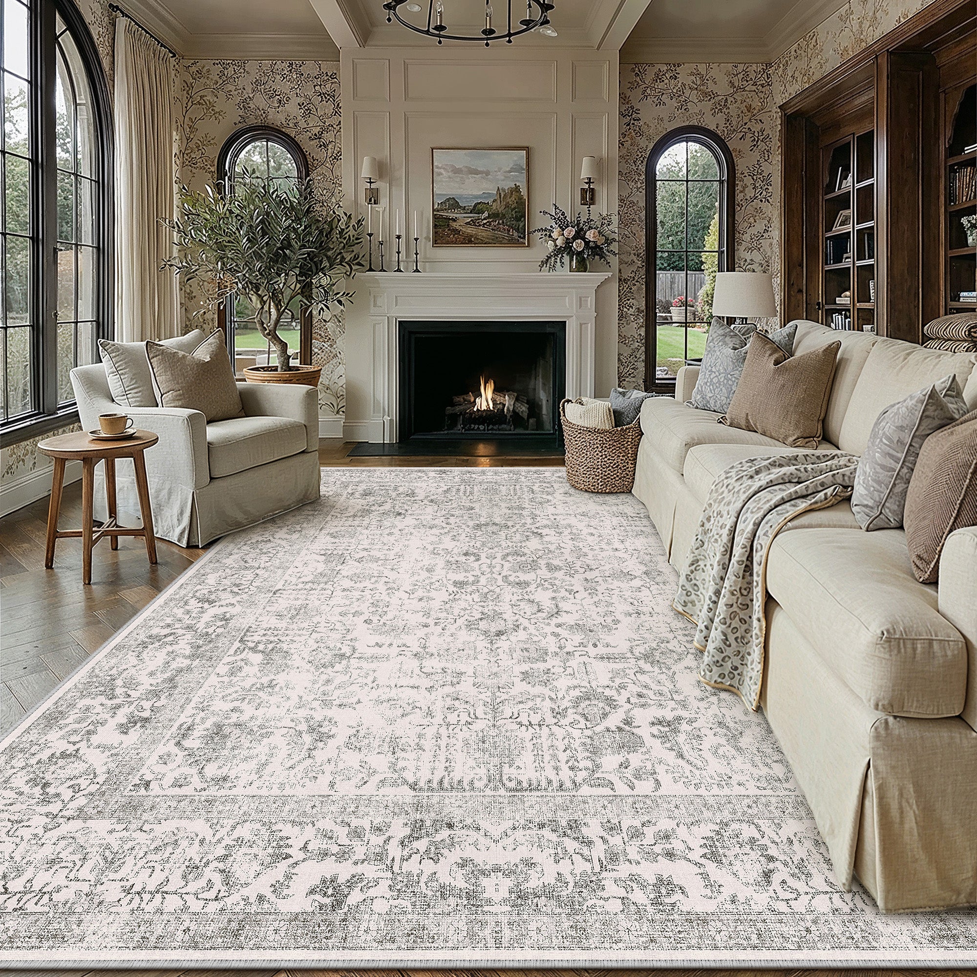 Amber Garden Gray Rug