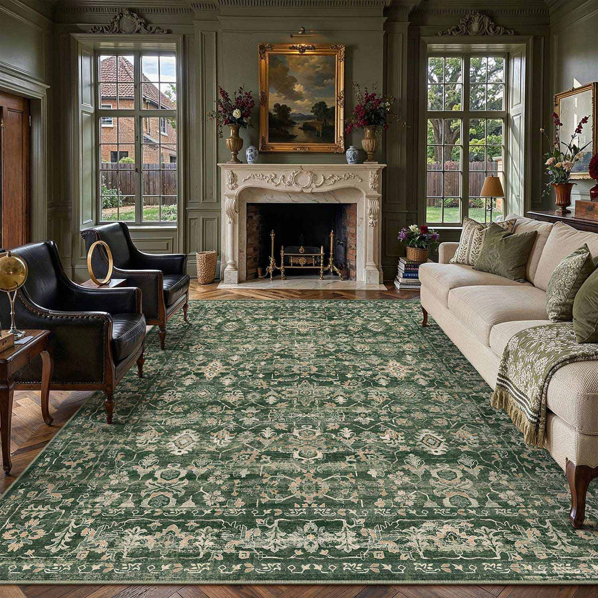 Verdale Green Rug