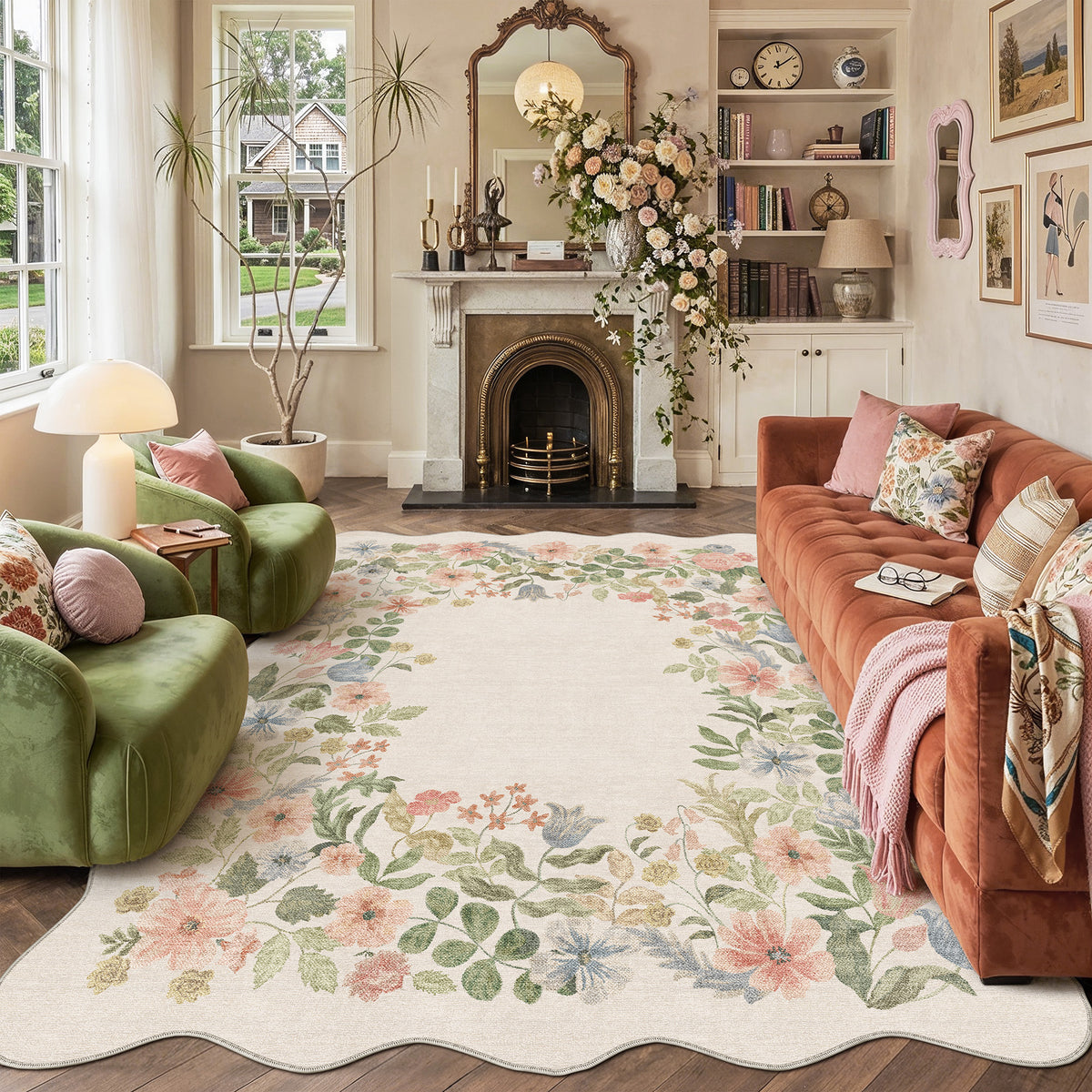 Bloom Haven Beige Rug