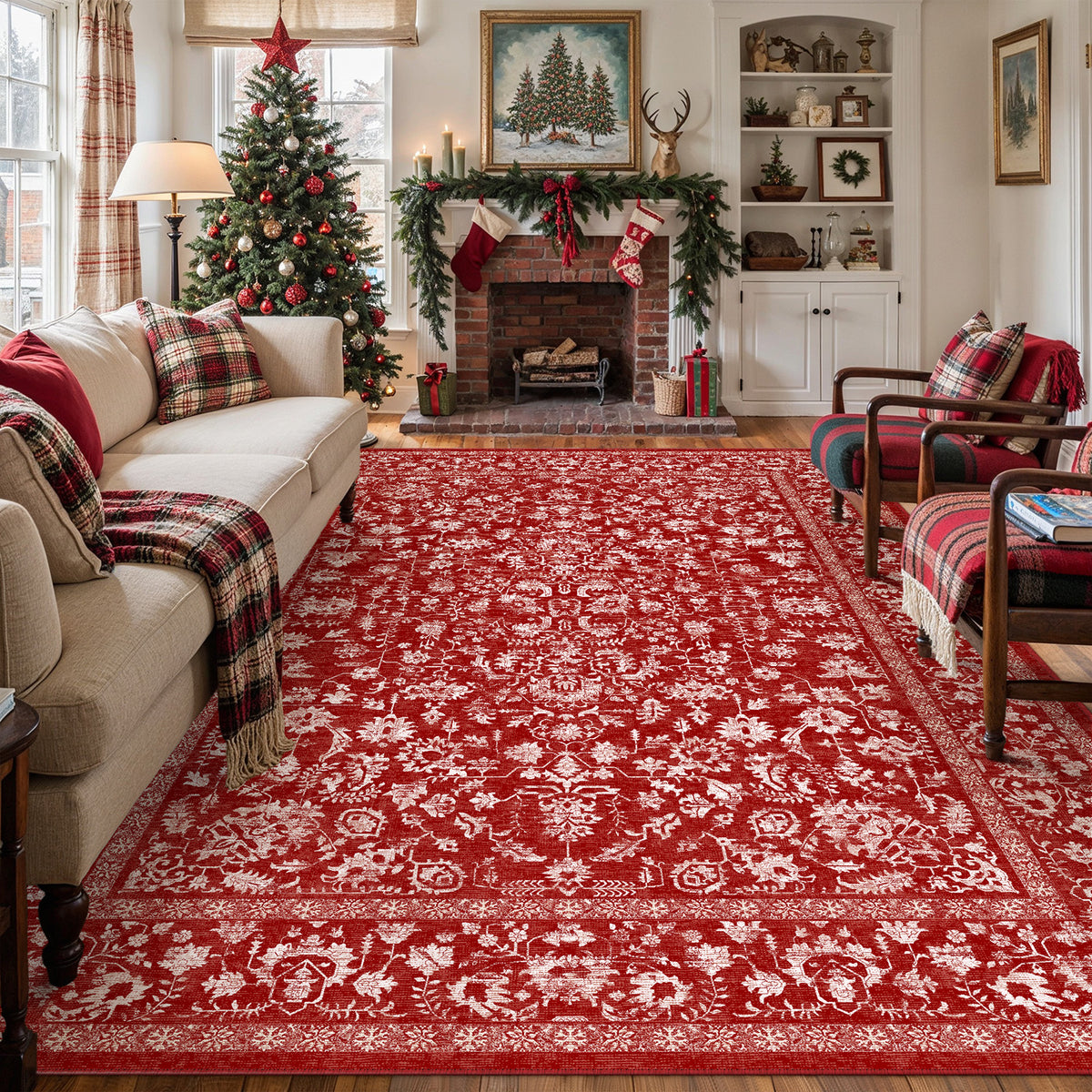 Amber Red Rug