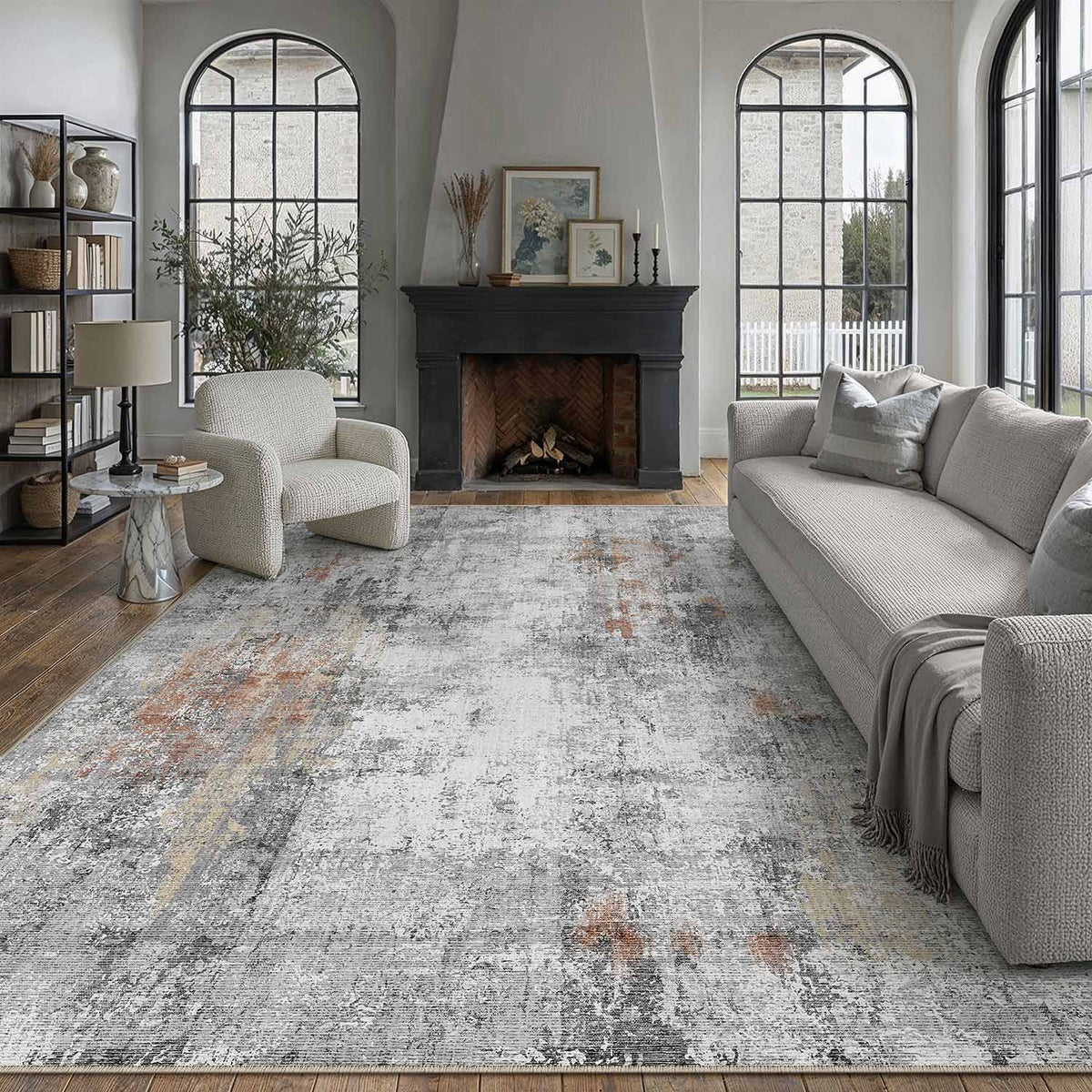 Starry Muse Gray Rug