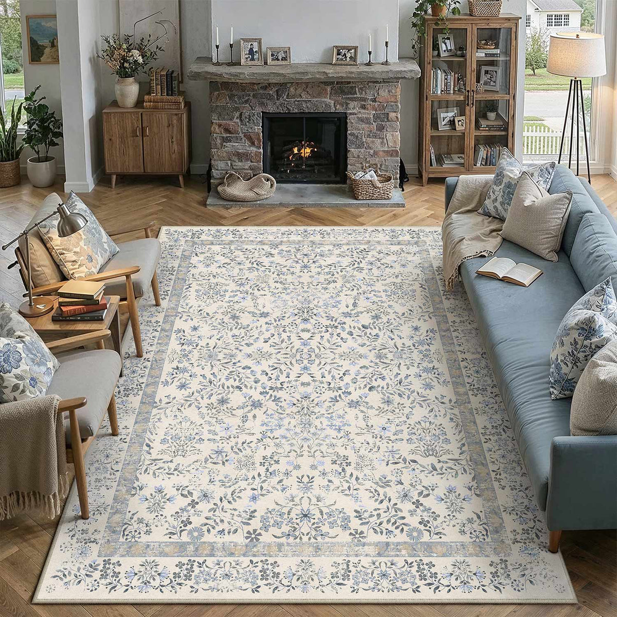 Mireya Blue Rug