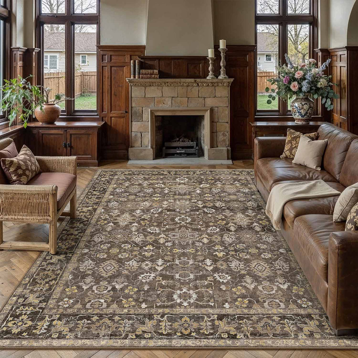Verdale Brown Rug
