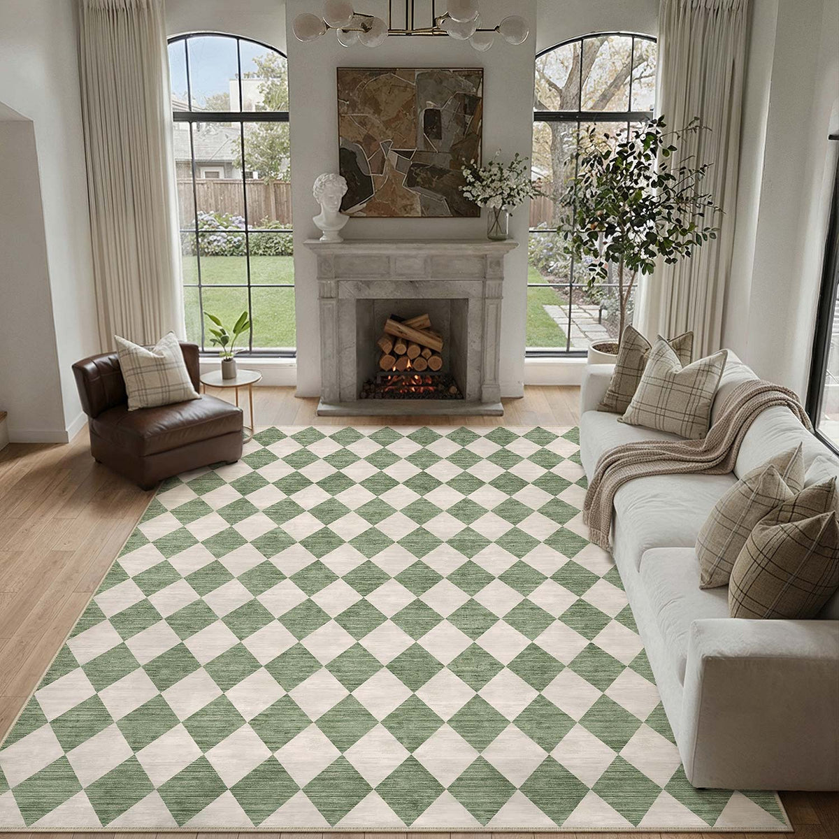 Gris Green Rug