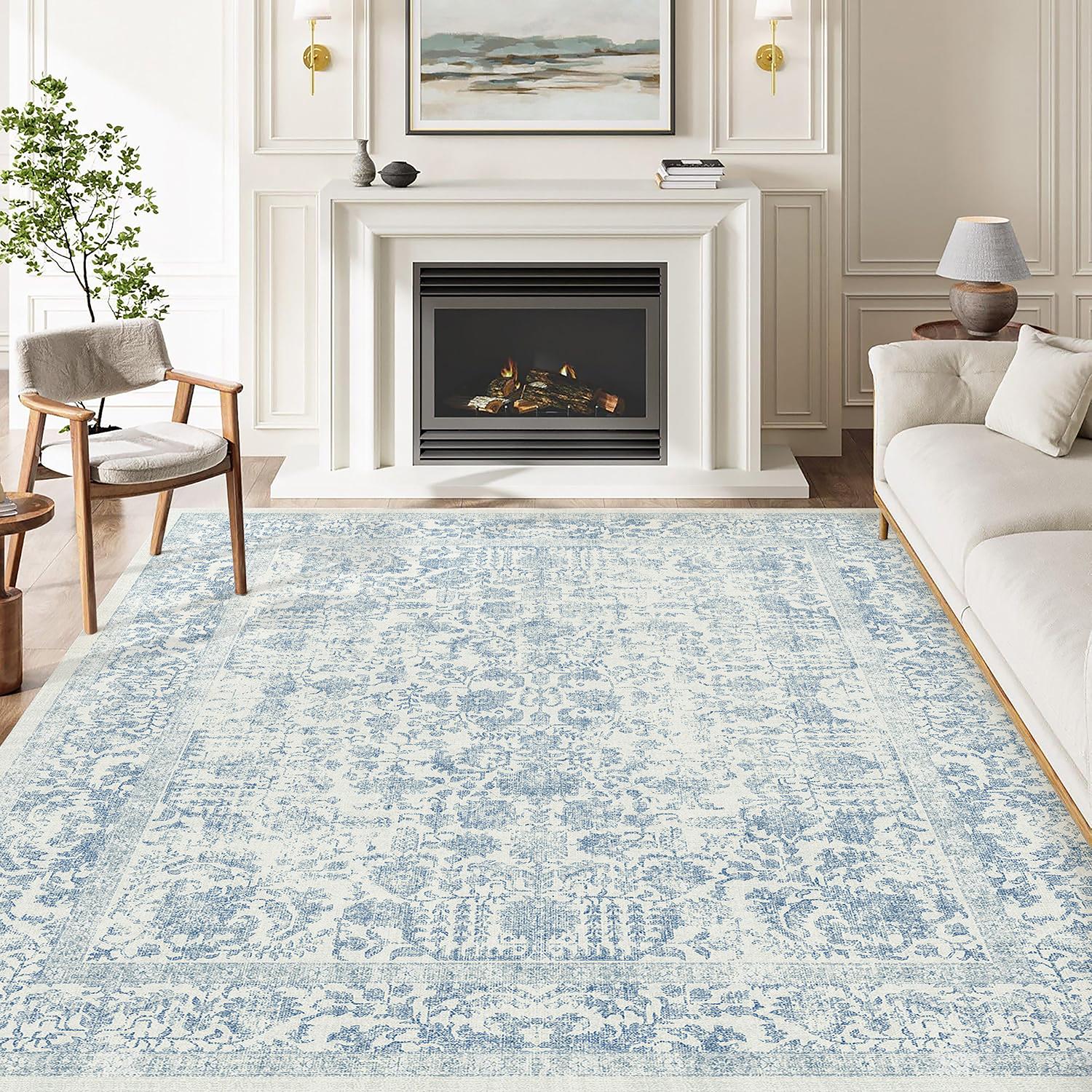 Amber Garden Blue Rug