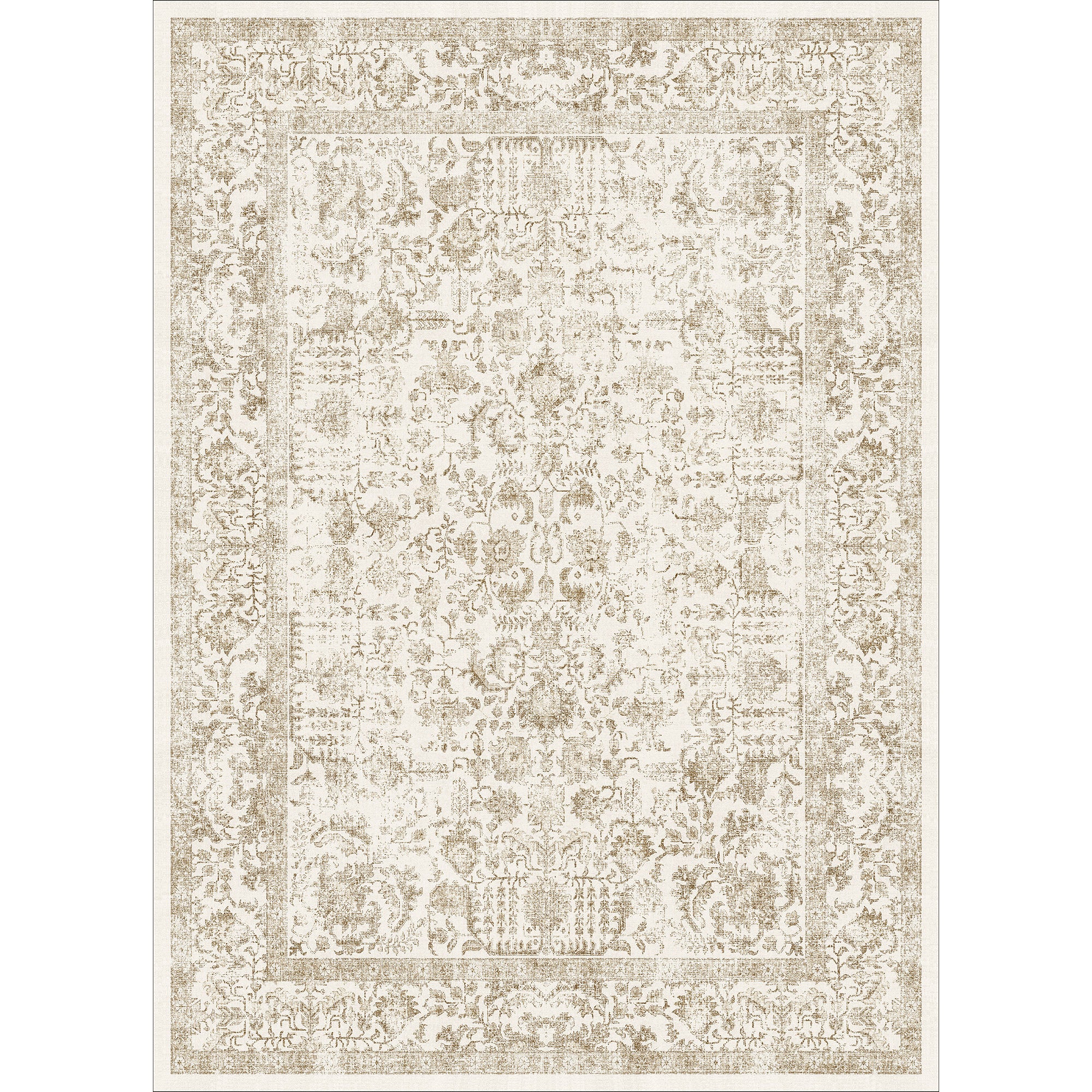 Amber Garden Light Brown Rug