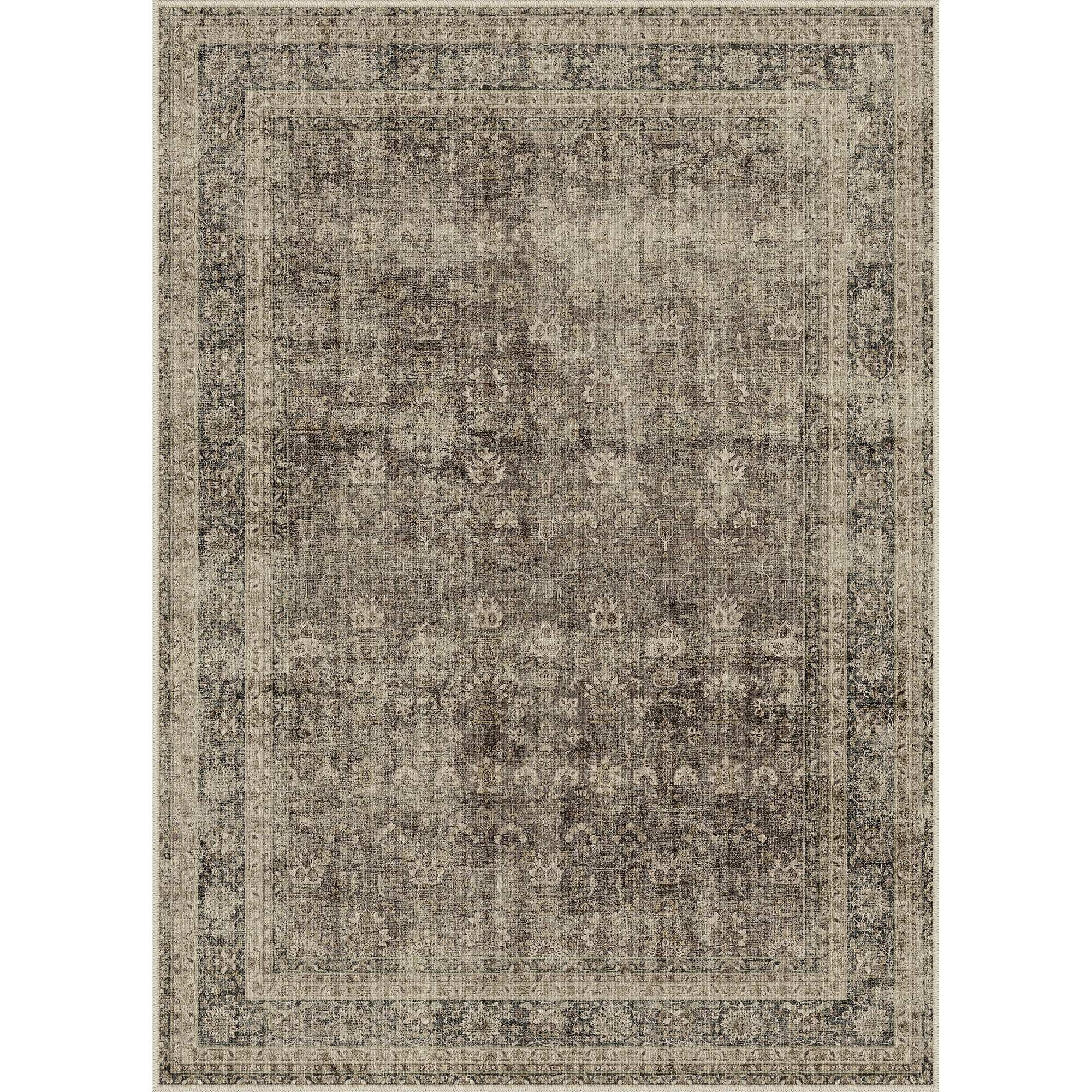 Raya Garden Brown Rug