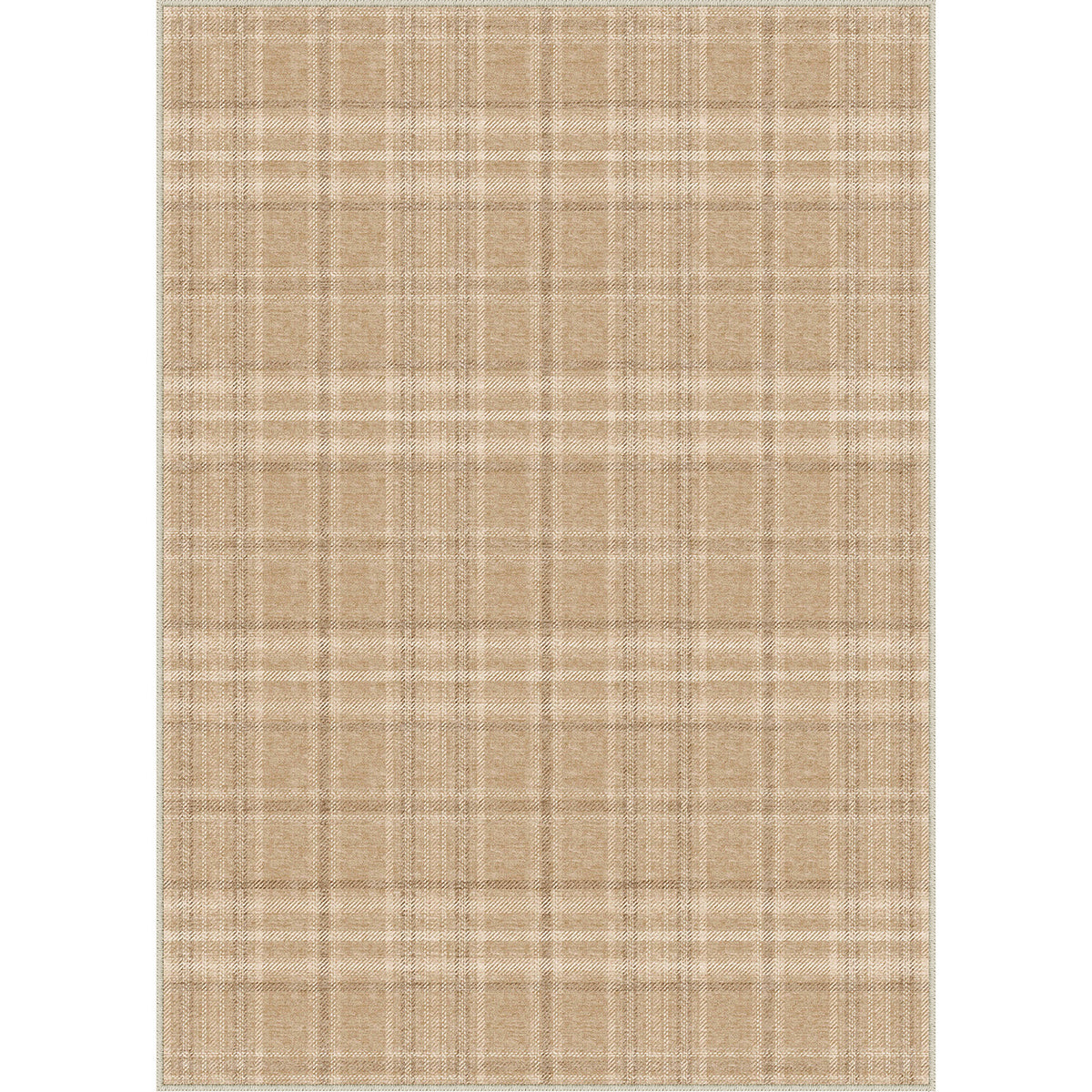 Waverly Plaid Brown Rug