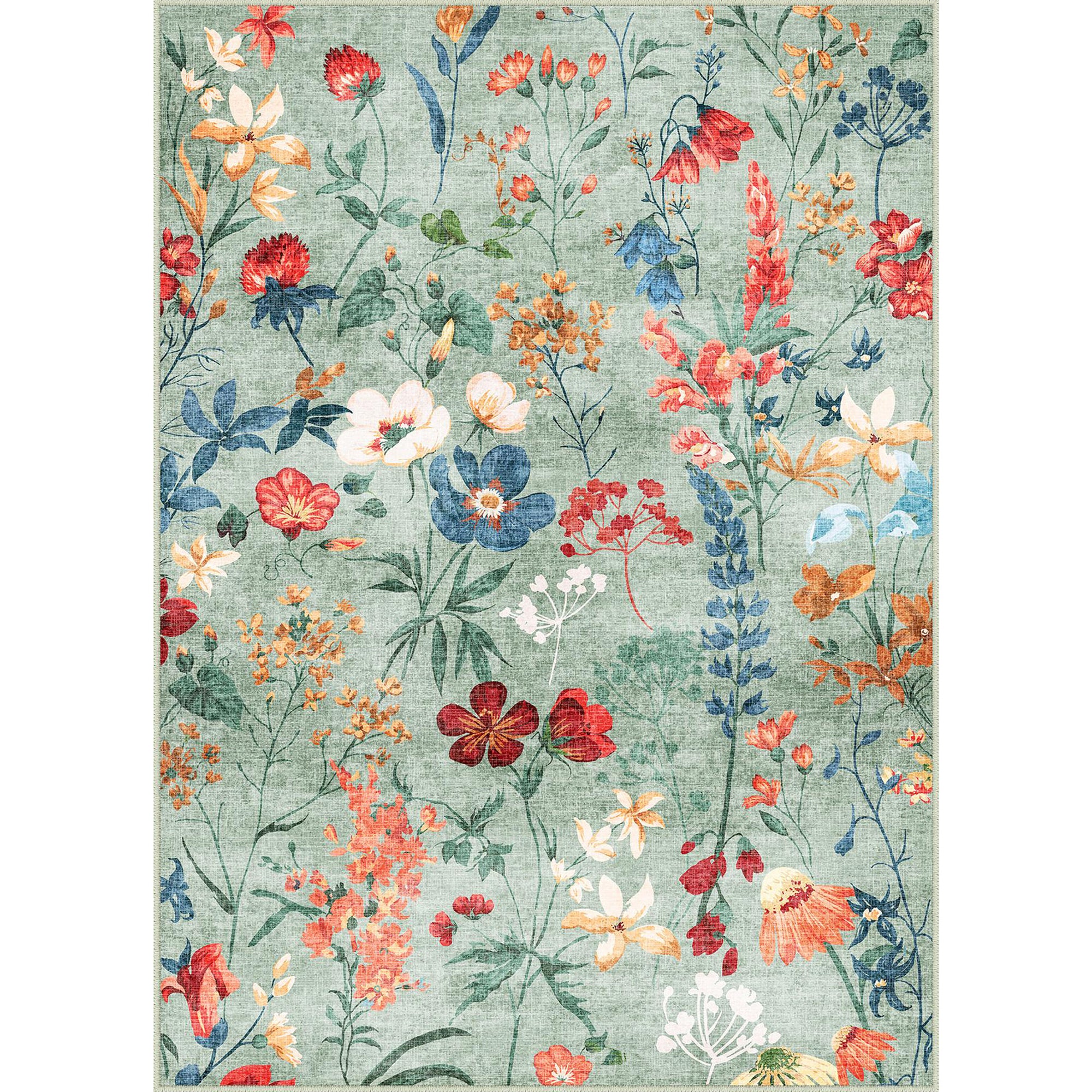 Eden Petals Green Rug