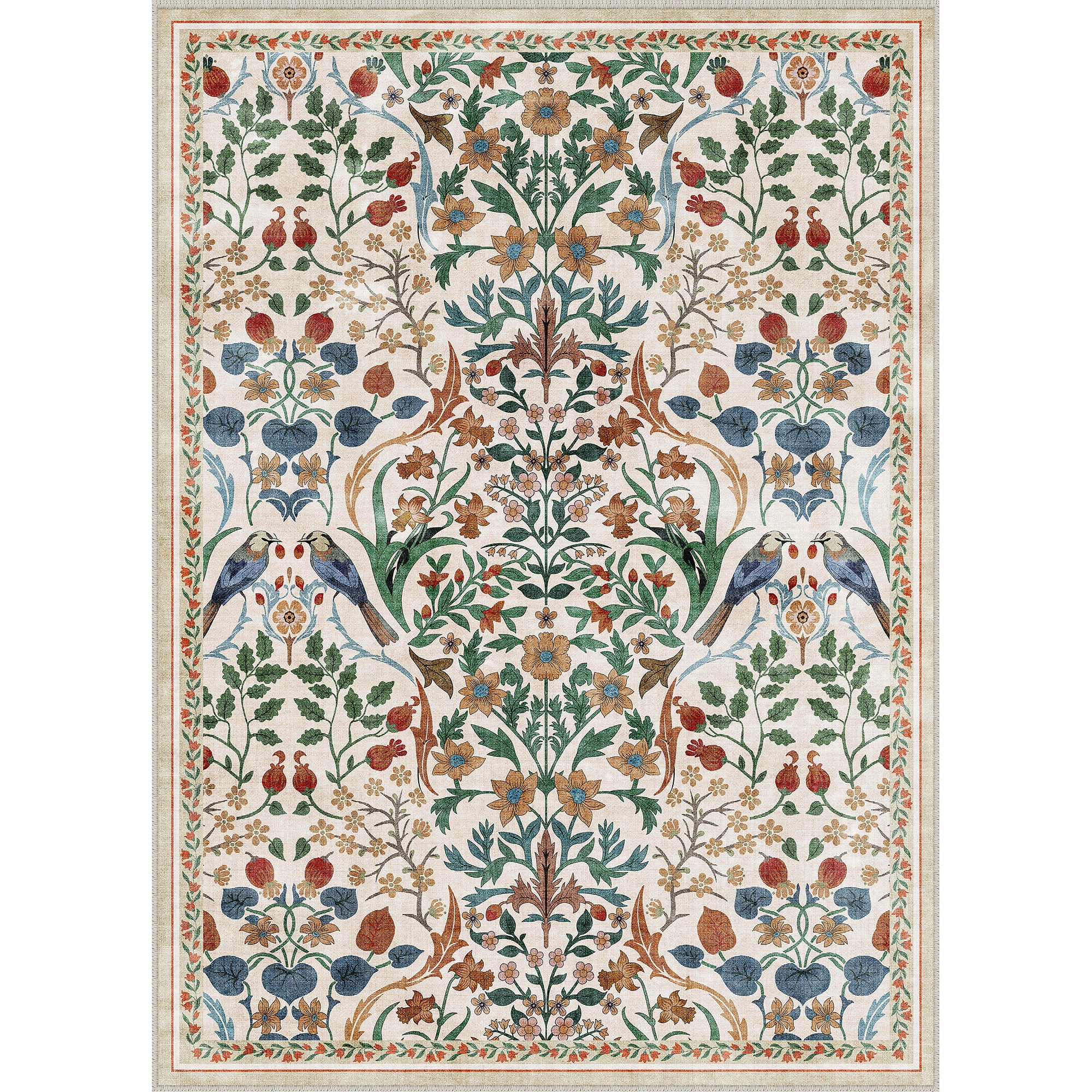 Spring Bloom Beige Rug