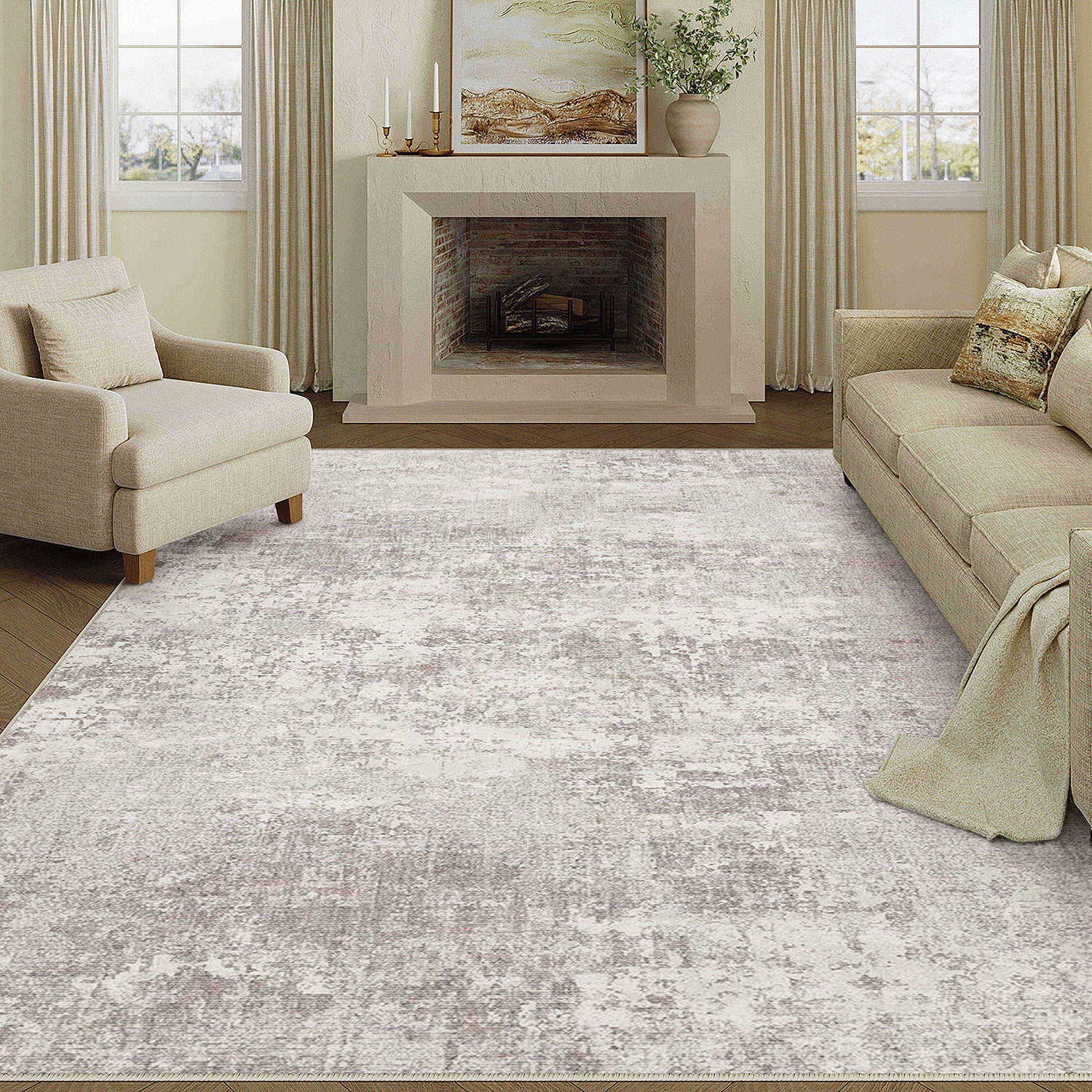 Mistbound Beige Rug