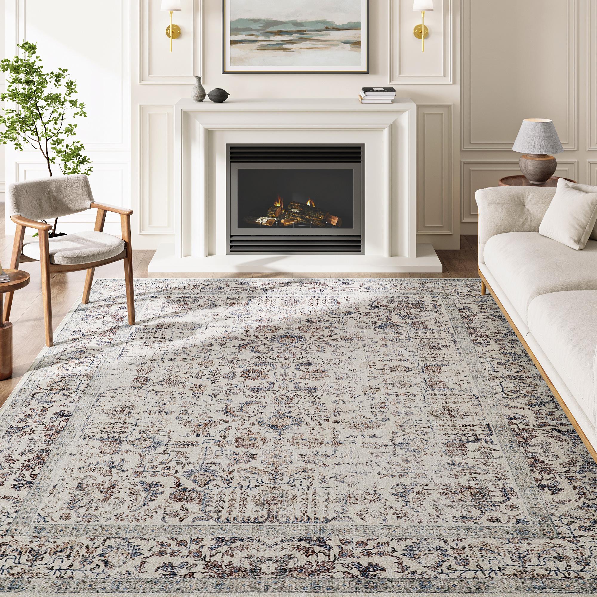Amber Garden Taupe Rug